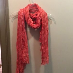 Printed coral scarf